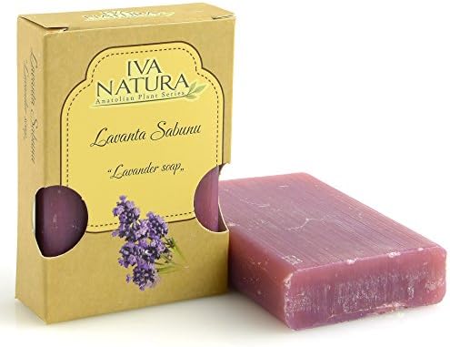 %100 Natural Handmade Soap Bar by Iva Natura - Premium quality - 100 g (Lavander)