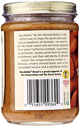 Maranatha Natural Foods 12 Oz Crunchy Almond Butter No Stir - Thumbnail 3