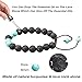 Romavida Anxiety Lava Stone Diffuser Bracelet, Yoga Bead Bracelet Natural Crystal Bracelet, Healing Aromatherapy Turquoise Beads Essential Oil Stretch 8mm Beaded Bracelets for Women and Men