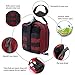 Tactical MOLLE Rip-Away EMT Medical First Aid Utility Pouch (Red with First Aid Patch)