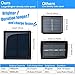 Solar Lights, AGPtEK 13m/42.6FT 100LED Curtain Lights for Indoor/Outdoor Decorations/Garden/Patio/Party - 2400mah High Capacity Battery - 8 Modes - Warm White