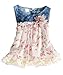 Toddler Baby Girls Dress Denim Chiffon Flower Dress Kids Sun Dress Dress Clothes