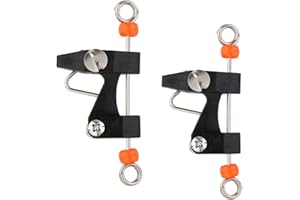 SAUYRASY 2PCS Outrigger Release Clips Downrigger Release Clips with Adjustable Tension for Kite Outriggers Downriggers