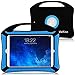 Vakoo iPad Mini 4 Case, iPad Mini 4 Kids Proof Shockproof Drops Protection Soft Silicone Heavy Duty Handle Cover Case for Apple iPad Mini 4, Black/Blue