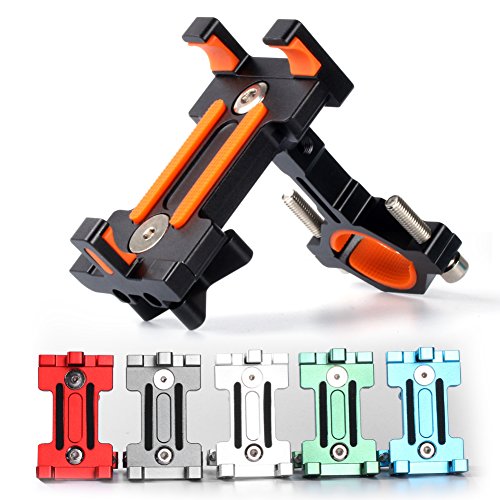SpoLite Universal Premium Bike Phone Mount for Motorcycle - Bike Handlebars, Adjustable, Fits iPhone X, 8 | 8 Plus, 7 | 7 Plus, iPhone 6s | 6s Plus, Galaxy S7, S6, S5, Holds Phones Up To 3.94" Wide - Thumbnail 2