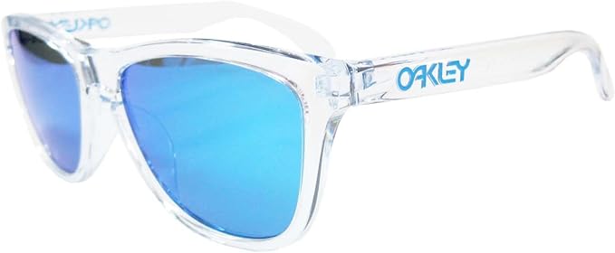 Amazon Co Jp Oakley オークリー サングラス Frogskins フロッグスキン Oo9245 41 41 Asian Fit クリスタルクリア サファイアイリジウム 服 ファッション小物
