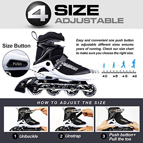 PAPAISON Adjustable Inline Skates - Image 3