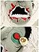 Rainbow Fox Funny Horrible Punk Zombie Plush Slippers Warm House Shoes Anti-slip Free size of 4~11