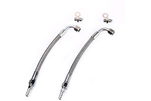 KINUGAWA Turbocharger Water Feed & Return 6AN Line Kit Garrett GT3071R GX3071R GT3076R