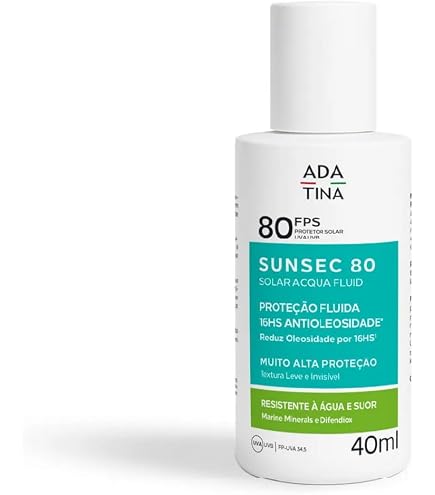 Ada Tina Sunsec Gel Protetor Solar Pele Oleosa Toque Extra Seco