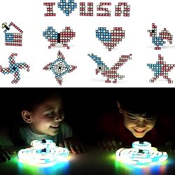 TOSY Magnet Fidget Spinner Glow - 16 Blocks, 3 in 1