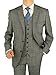 Bianco B Men's Suit Vested Modern Fit 3-Piece Blazer Extra Pants Total 4-Piece