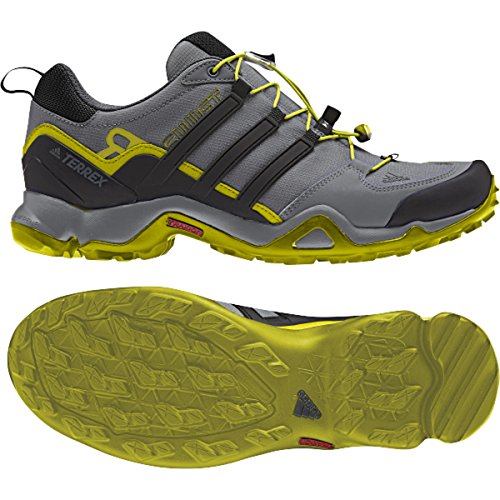 adidas outdoor Mens Terrex Swift R Shoe (11 - Vista Grey/Black/Unity Lime)