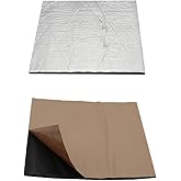 Befenybay 2pcs 3D Printer Heated Bed Insulation Lightweight Foam Foil 220x220x5mm (8.66x8.66x0.2 inch) Self-Adhesive Insulati