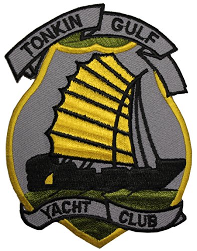 Tonkin Gulf Yacht Club Patch (Yellow Sail) Full Color