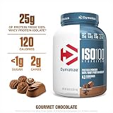 Dymatize ISO 100 Whey Protein Powder Isolate, Gourmet Chocolate, 3 lbs