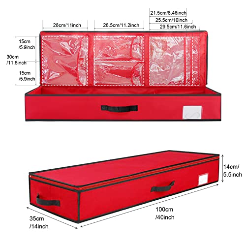 SumDirect 14x40inch Wrapping Paper Storage Containers - Gift Wrap ...