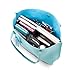 OCT17 Women Tote Bag - Tassels Faux Leather Shoulder Handbags, Fashion Ladies Purses Satchel Messenger Bags - Light Blue