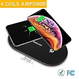 DualÂ WirelessÂ Charger , Fast Charging Station 2 Devices At Once Compatible withÂ iPhone XS MAX/XR/XS/X/8/8 Plus, QiÂ Certified Wireless 10W FastÂ ChargingÂ Pad for SamsungÂ GalaxyÂ S9/S8/S7 & All Qi-Enabled Devices