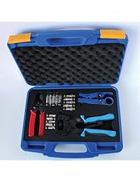 Profesional Crimping Tool Kit de compresión para RG6 RG59 RG11 BNC RCA