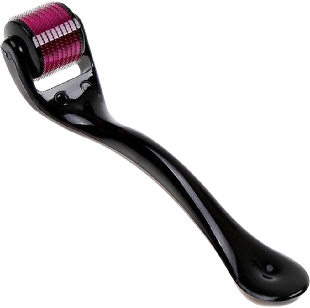Derma Roller Effective Anti-Aging System using Collagen Stimulation to promote skin regeneration 540 Titan Needles 1,0 mm Needle Length