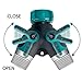 Supxing 2 Way Y Hose Connector, Garden Hose Splitter with 3/4 Connector and Sturdy Construction for Garden and Home Life/4 Free Washers