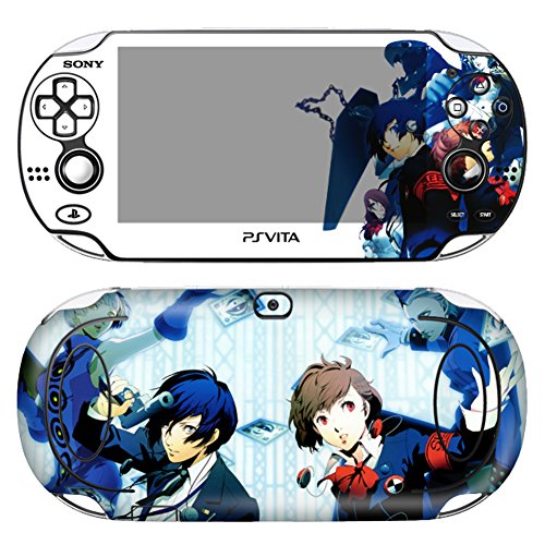 Premium Skin Decals Stickers For PlayStation PS Vita Original 1st Generation PCH-1000 Series Consoles - POP SKIN Persona #07 + Free Gift Screen Protector Film + Wallpaper Screen Image