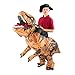 Bodysocks Premium Jurassic T Rex Dinosaur Ride Inflatable Costume for Kids (age 5-11)