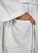 Arus Mens Hooded Classic Turkish Cotton Bath Robe with Full Length Options White, Large-X-Large