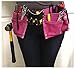 Raven 9 Pocket Pink Double Tool Pouch Nylon Belt | Adjustable Size from 28