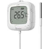SONOFF SNZB-02LD Zigbee Waterproof Temperature Sensor with 1.5M Stainless Steel Probe, LCD Display, -40~115&deg;C Range, APP Monitoring, Magnetic Mount, Works with Zigbee Hub