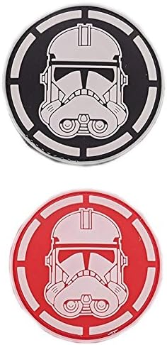 Star Wars Glow in The Dark 2 Sets Tactical PVC Rubber Morale Badge Patch (31)