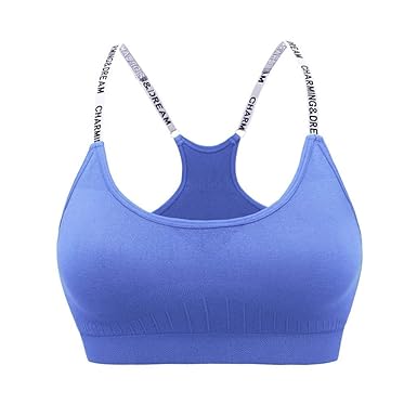 Dorical Damen Sport BH, Bequem Frauen Bustier, Push Up und Ohne Bügel,Sport BH Wohlfühl-BH,Sport BHS für Frauen Komfort Klass