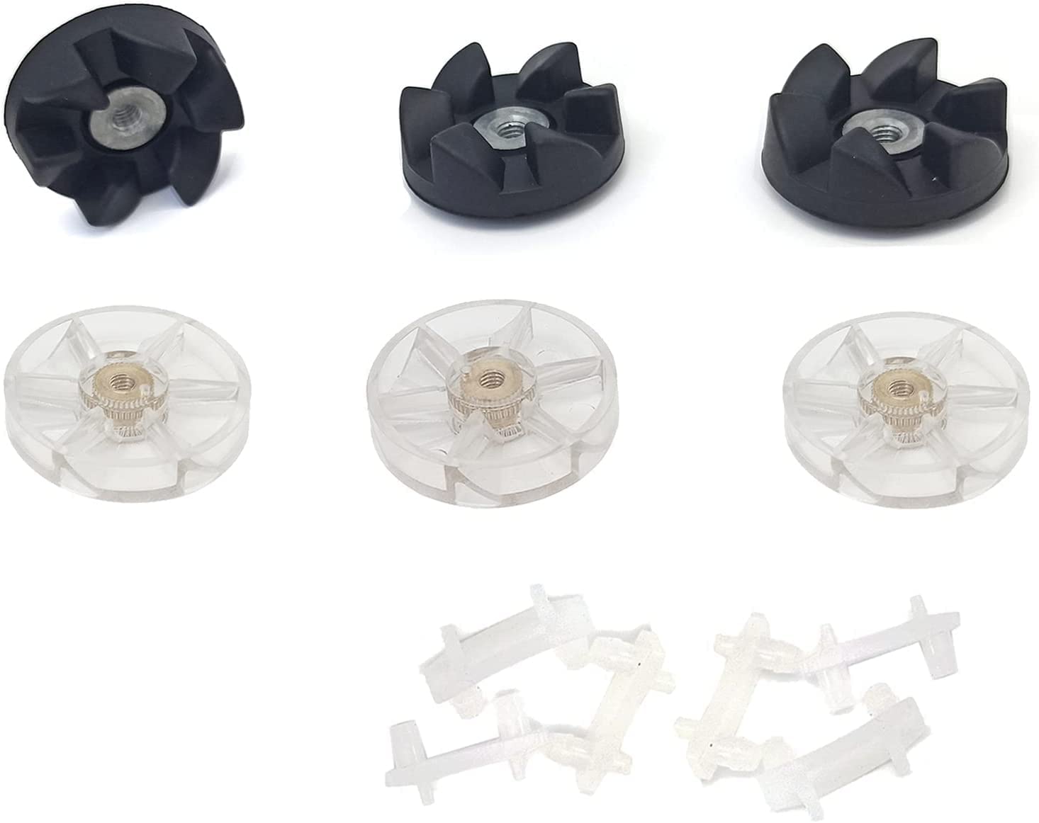 Photo 1 of Zuikn Replacement Parts for NutriBullet Blender 600W 900W 1000W 1200W Series?Top Base Gear & Rubber Blade Gear with Shock Pad ?Blade Replacement Parts Compatible with NutriBullet blender