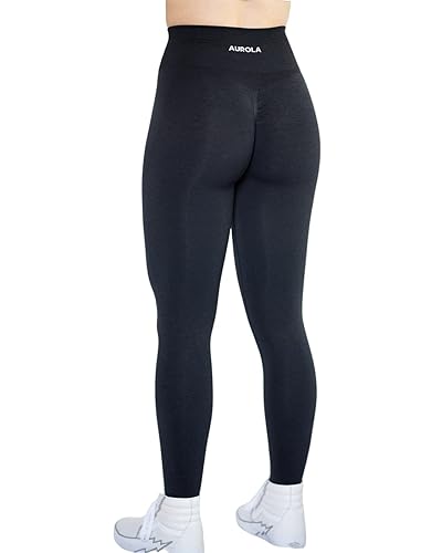 AUROLA Workout Leggings for Women Seamless Scrunch Tights Tummy