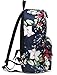 VASCHY Backpack for Women, Water Resistant High School Girls Bookbag Travel Backpack for Teens with Water Bottle Pockets