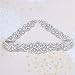 Bridal Rhinestone Appliques, FANGZHIDI 23.4 Inches Silver Beaded Patches with Sparkle Clear Crystal Stone and Pearls- Best for DIY on Wedding Dress, Sew on or Iron on Bridal Belt Sash, Wedding Cake