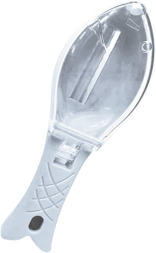 Fish Scale Scraper, Sacow Practical Fish Scale Remover Scaler Scraper Cleaner Kitchen Tool Peeler (Blue)