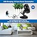 Elechomes EH101 Rechargeable Operated Clip on Mini Desk USB Fan for Home Office Baby Stroller Car Laptop Study Table Gym Camping Tent, Black