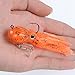 East Rain Artificial Octopus Swimbait with Skirt Tail Lingcod Rockfish Jigs for Saltwater Fishing Big Game (PVC,3.54/7.87/9.45inch,0.81/6.35/9.88oz,Mulit-Colors Option)