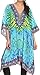Sakkas Kristy Long Tall Lightweight Caftan Dress/Cover Up with V-Neck Jewels