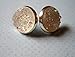 Summerfield Collection Silver-tone Translucent AB Faux Druzy Stone Stud Earrings 12mm (Clear)