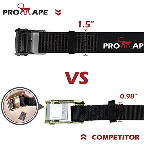 image for ProApe Premium Heavy Duty Wooden Gymnastic Rings / Olympic Rings With 