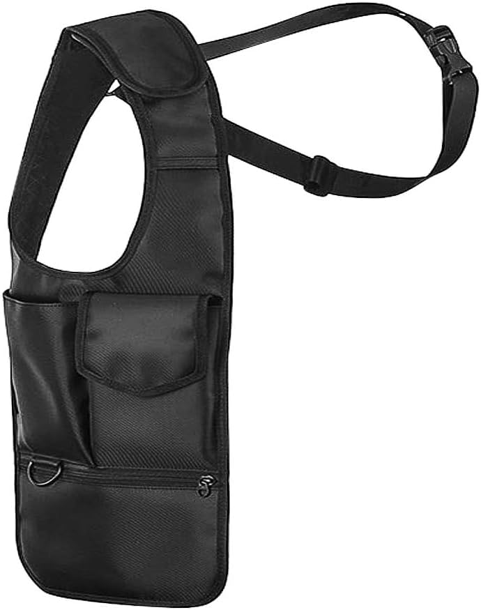 Amazon.com: CTM Unisex Leather Travel Shoulder Wallet, Black 
