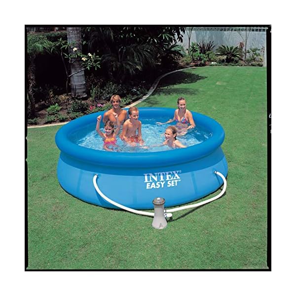 Piscine Metal Frame INTEX • 2,44m X 76cm • Rose • Structure Acier • Montage Rapide
