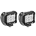 LED Light Bar, Northpole Light 2x 18W CREE Flood LED Pods LED Work Lights Driving Fog Lights for Off Road, Truck, Car, ATV, SUV, Jeep