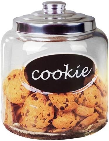 glass cookie jars with lids