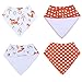 SUPERB QUALITY HIGHLY ABSORBENT BANDANA BIBS MADE WITH 100% ORGANIC COTTON WATERPROOF AT THE BACK SOFT AND GENTLE AT THE FRONT FOR TEETHING DROOLING TRIANGLE SHAPE FOR BOYS AND GIRLS 3-36 MONTH OLDS