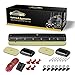 Partsam 3x White 12LED Cab Marker Sealed Top Roof Running Light Compatible with Silverado/Sierra 1500 2500 3500 2500HD 3500HD 2007 2008 2009 2010 2011 2012 2013 2014 Pickup Truck
