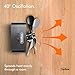 VonHaus 3-Blade Oscillating Rotating Heat Powered Wood Stove Fan - Wood Burning Eco Fan For More Even and Full Heat Distribution – Black